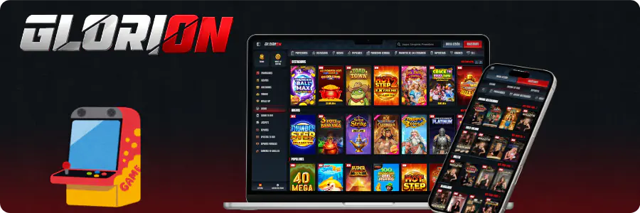 Catálogo de juegos análisis Glorion Casino España